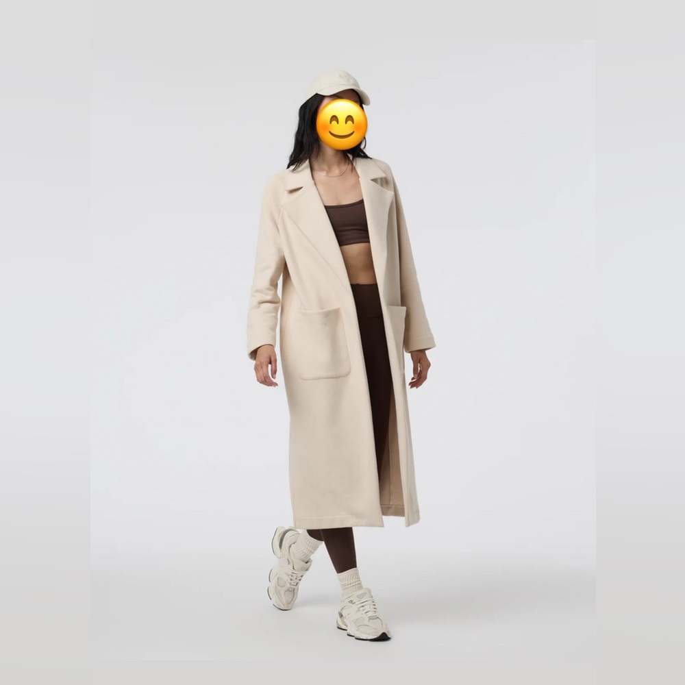 Vuori Cream Trench Coat